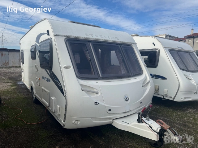 Каравана-STERLING EUROPA-СЕПАРЕ-ФРЕНСКА СПАЛНЯ/ГОЛЯМ ФОРСЕЛТ/MOVER/КАТО НОВА/TV/AKУМУЛАТОР/ОБОРУДВАН
