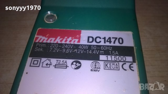 SOLD-ПОРЪЧАНО-makita dc1470 battery charger-внос швеицария, снимка 6 - Винтоверти - 26496498