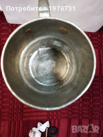 Стара Медна Кана - калайдисана , снимка 5 - Антикварни и старинни предмети - 43894921