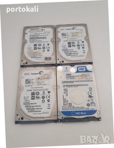 +Гаранция Твърд диск хард диск за лаптоп HDD 250GB 2.5" инча hard disk, снимка 2 - Части за лаптопи - 37262210