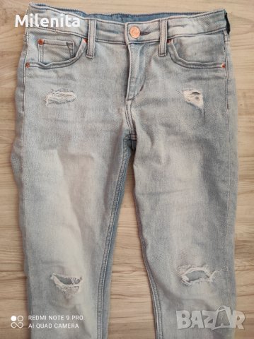 Дънки Н&М за 8-9г.мацка, снимка 3 - Детски панталони и дънки - 38086665