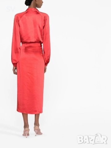 Pinko червена рокля М размер , снимка 2 - Рокли - 53529426