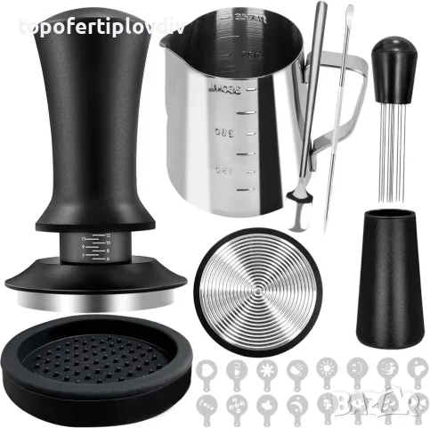 Тампер Сет за бариста Coffee Tamper Set 51 мм, снимка 1