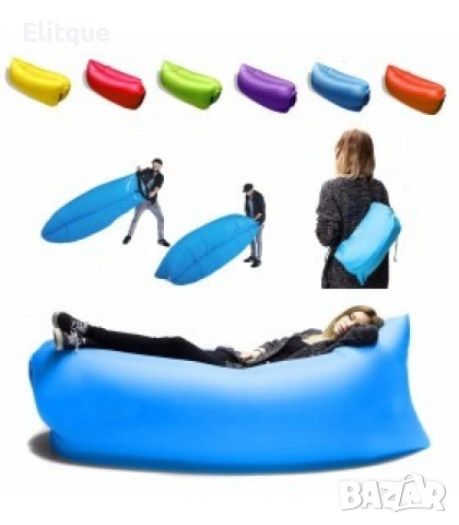 Самонадуващо се легло Lazy Bag – подходящо за планина и море 🌞, снимка 4 - Спални и легла - 53252433