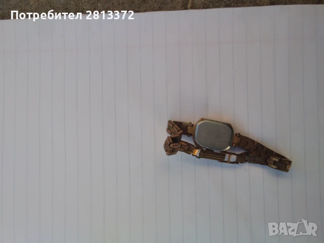 Позлатен часовник LUCH, снимка 3 - Антикварни и старинни предмети - 51154206