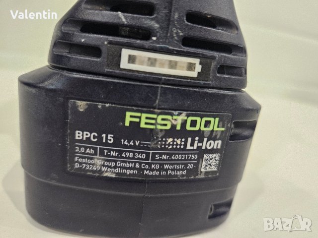 Festool C 15 li-ion акумулаторен винтоверт фестоол, снимка 4 - Винтоверти - 43423797