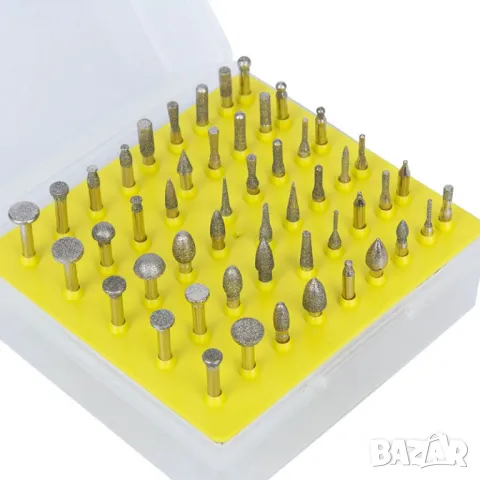 50бр диамантени фрезери, снимка 3 - Диамантени и режещи инструменти - 48216805