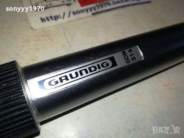GRUNDIG MICROPHONE-MADE IN GERMANY 2712231800, снимка 2 - Микрофони - 43561212