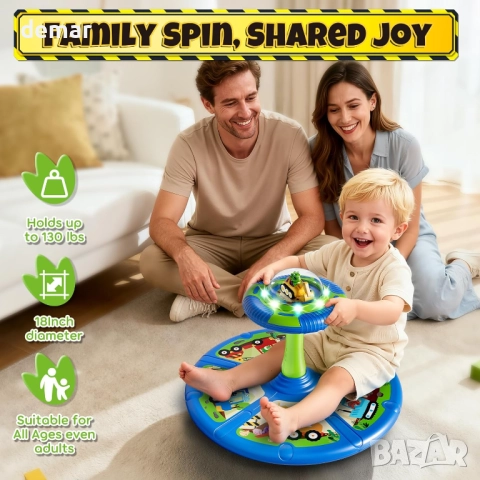 Lehoo Castle - играчка за сядане и въртене с динозавърска тематика, снимка 7 - Образователни игри - 52413243