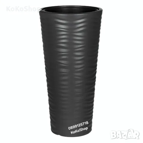 Висока кашпа-Ø 35x69 см./кашпа/висока пластмасова кашпа