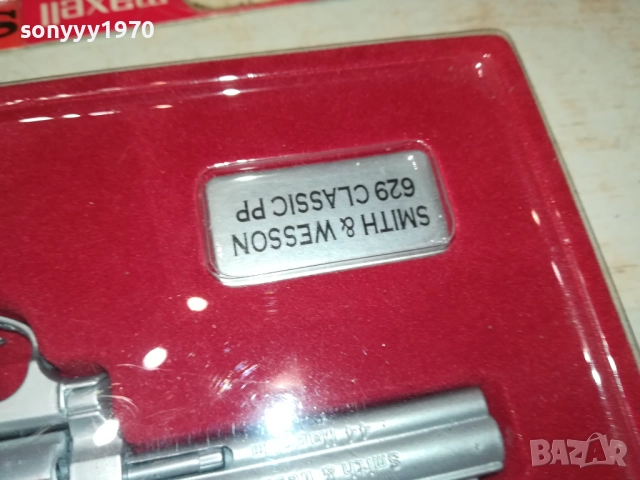 SMITH & WESSON-МЕТАЛЕН РЕВОЛВЕР ВНОС GERMANY 0709251057LCHERY, снимка 11 - Колекции - 51631049