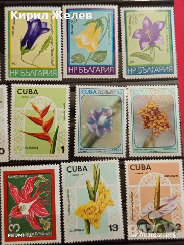 Стари пощенски марки от цял свят смесени ЦВЕТЯ без печат за КОЛЕКЦИЯ 52074, снимка 3 - Филателия - 53228641