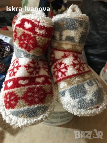 Detski topli pantofki.Moje i lichno predavane za  Sofia, снимка 2 - Детски пантофи - 53062524