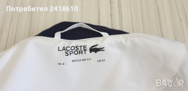 Lacoste Sport Regular Fit Full Zip Mens Size 4 - M НОВО! ОРИГИНАЛ! Мъжко Горнище с цял Цип!, снимка 15 - Спортни дрехи, екипи - 50619492