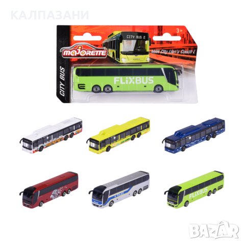 Majorette 212053159 Автобус Man City