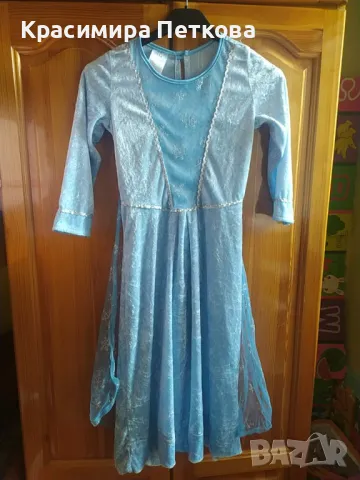 Дълга рокля на Елза, снимка 1