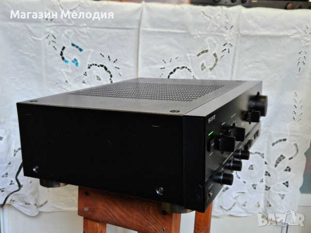 Усилвател SONY TA-F470 Две по 110 вата.  В отлично техническо и визуално състояние., снимка 8 - Ресийвъри, усилватели, смесителни пултове - 51377185
