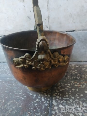 стар меден съд, снимка 3 - Антикварни и старинни предмети - 37824871