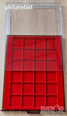 PVC кутия за монети на Elite Plast, снимка 5 - Нумизматика и бонистика - 35805075