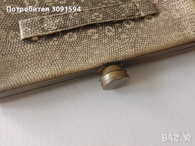 Ретро чанта от кожа на гущер от 30-те години на миналия век, снимка 4 - Чанти - 40812157