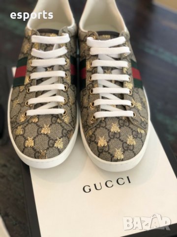 $778 Мъжки кецове Gucci Supreme Bee 45 EU,11 UK,11.5 US, снимка 3 - Кецове - 32968438