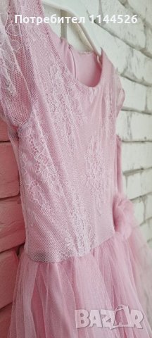 Розова финна рокля за принцеса 5-6г., от "Точици" , снимка 4 - Детски рокли и поли - 35599418