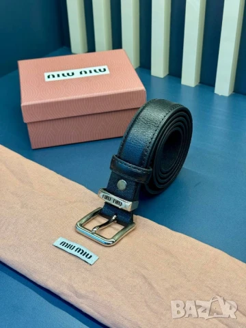 колани от естествена кожа в кутия valentino garavani miu miu , снимка 15 - Колани - 50644651