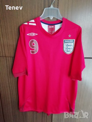 England Wayne Rooney Umbro оригинална футболна тениска фланелка Англия Рууни Национален Отбор , снимка 2 - Тениски - 40113625