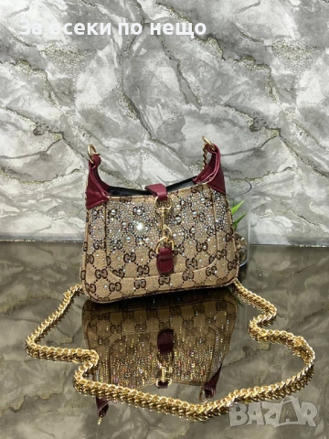 Gucci Дамска Чанта С Кристали Гучи - Налични Различни Цветове Код SK541, снимка 10 - Чанти - 53050620