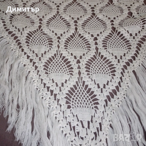 Дамски плетен шал тоалет 