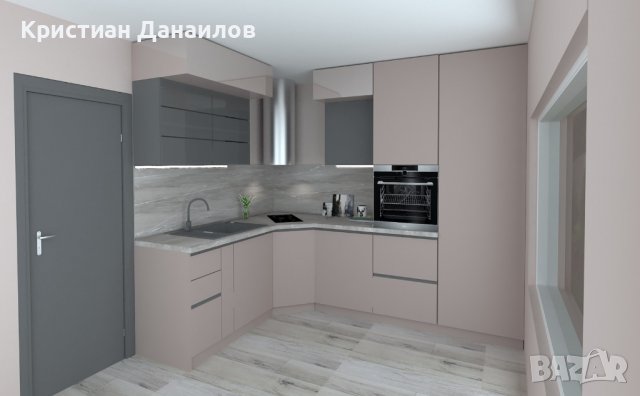 Изработка на кухни и мебели по-поръчка + 3D проект на Autocad, снимка 18 - Дърводелски услуги - 29872231