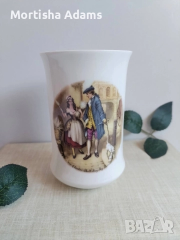 Английска чаша- костен порцелан , снимка 2 - Чаши - 52788061