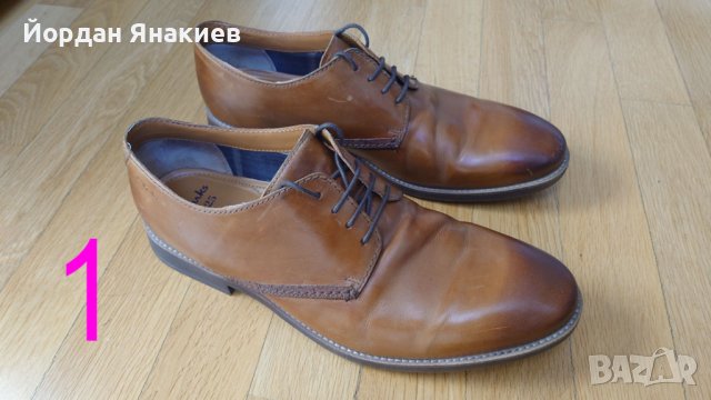 Мъжки обувки Кларкс 47 номер, Clarks 12 UK, снимка 1 - Спортно елегантни обувки - 43563695
