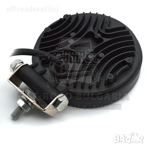 2 БРОЯ Кръгли 27W Диодни Фарове Халоген за джипове, трактори, мотокари, снимка 3 - Аксесоари и консумативи - 40394877