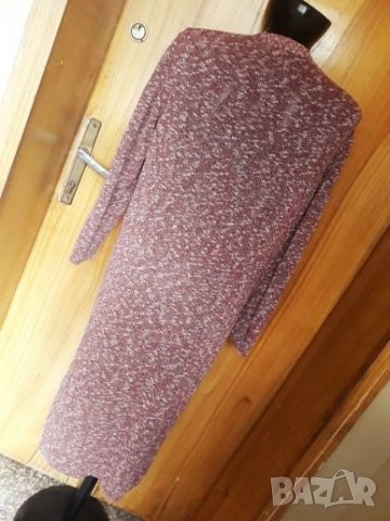 Дълга бордо жилетка Л/ХЛ, снимка 4 - Жилетки - 27240567