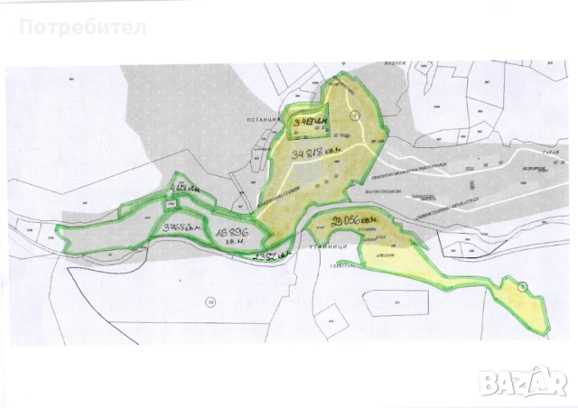 Промишлена територия с промишлени сгради – 88 465 кв.м.