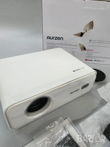 Смарт Проектор с Автофокус, Dolby Audio, HDR10 и Native 1080P, Aurzen EAZZE D1, снимка 11 - Плейъри, домашно кино, прожектори - 53315423