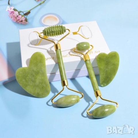 Двустранен Нефритен ролер, снимка 2 - Масажори - 34872332