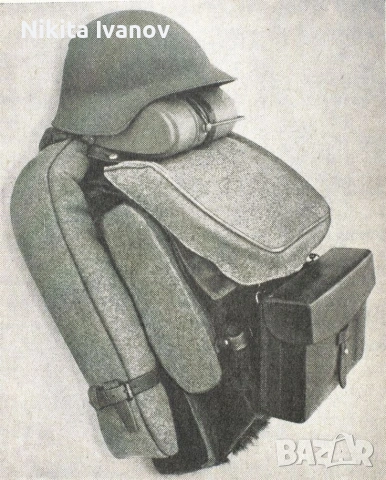 Военна швейцарска раница 1938г. втора световна война, снимка 2 - Антикварни и старинни предмети - 53170096