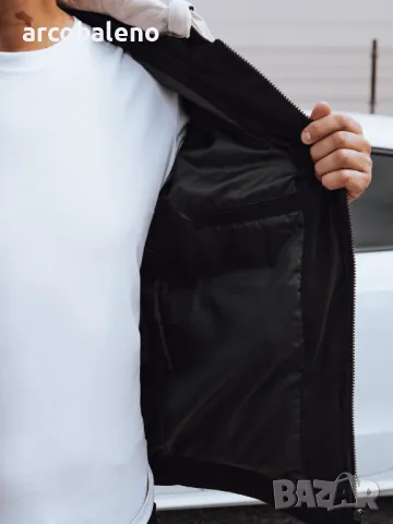 Мъжко зимно яке с качулка, 2цвята , снимка 5 - Якета - 47438592