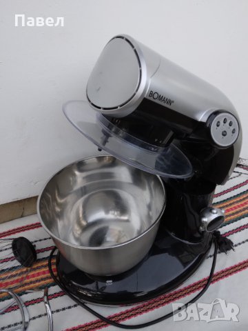 Планетарен миксер, кухненски робот BOMANN 1000 W, снимка 3 - Кухненски роботи - 34584095