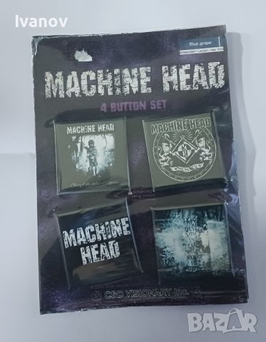 Нови два сета значки Machine Head KORN, снимка 2 - Колекции - 44089404