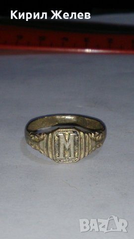 Стар пръстен над стогодишен сачан - 73561, снимка 2 - Антикварни и старинни предмети - 28993449