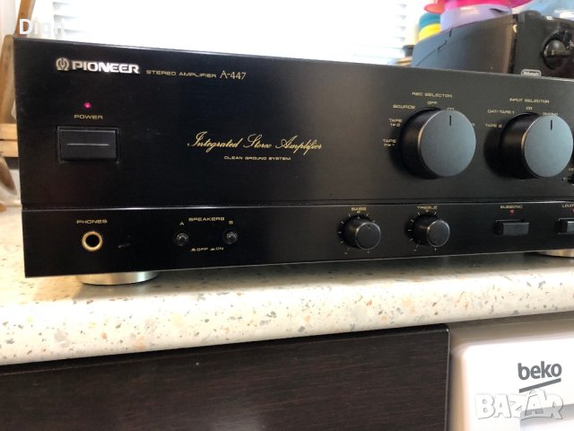 Pioneer A-447, снимка 9 - Ресийвъри, усилватели, смесителни пултове - 40683857