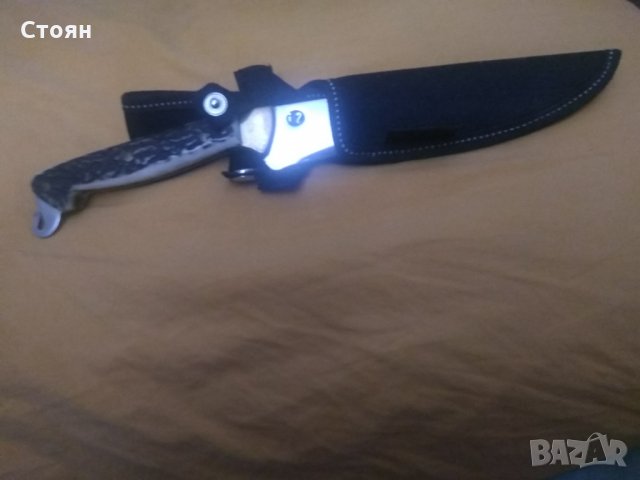 Нож ръчна изработка 360лв  еленов рог дръжка