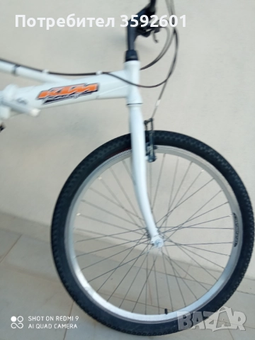 сгъваем алуминиев велосипед ,26 ,като нов., снимка 9 - Велосипеди - 52182788