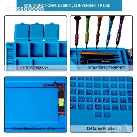 2546 Силиконова подложка за запояване, снимка 5 - Поялници и запояване - 28482833