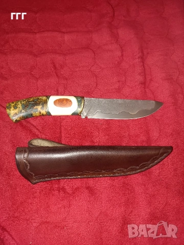 Ръчно кован нож Михайл Кочев, снимка 3 - Ножове - 53222574