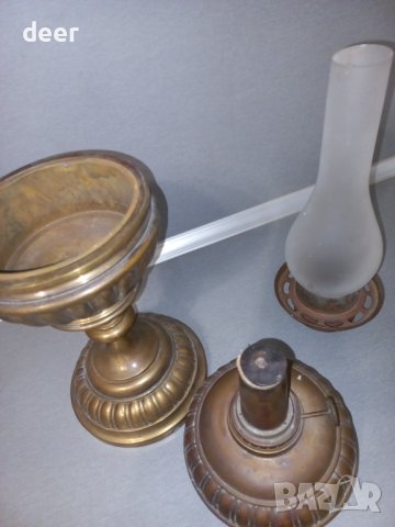 Старинна  висока лампа, снимка 7 - Други - 42962122