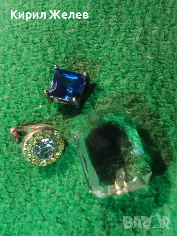 2 СТАРИ КРИСТАЛНИ АРТ ДЕКО МЕДАЛЬОНА РЪЧНА БИЖУТЕРСКА ИЗРАБОТКА БОХЕМСКИ и ПЛАНИНСКИ КРИСТАЛ 26183, снимка 18 - Антикварни и старинни предмети - 36248279